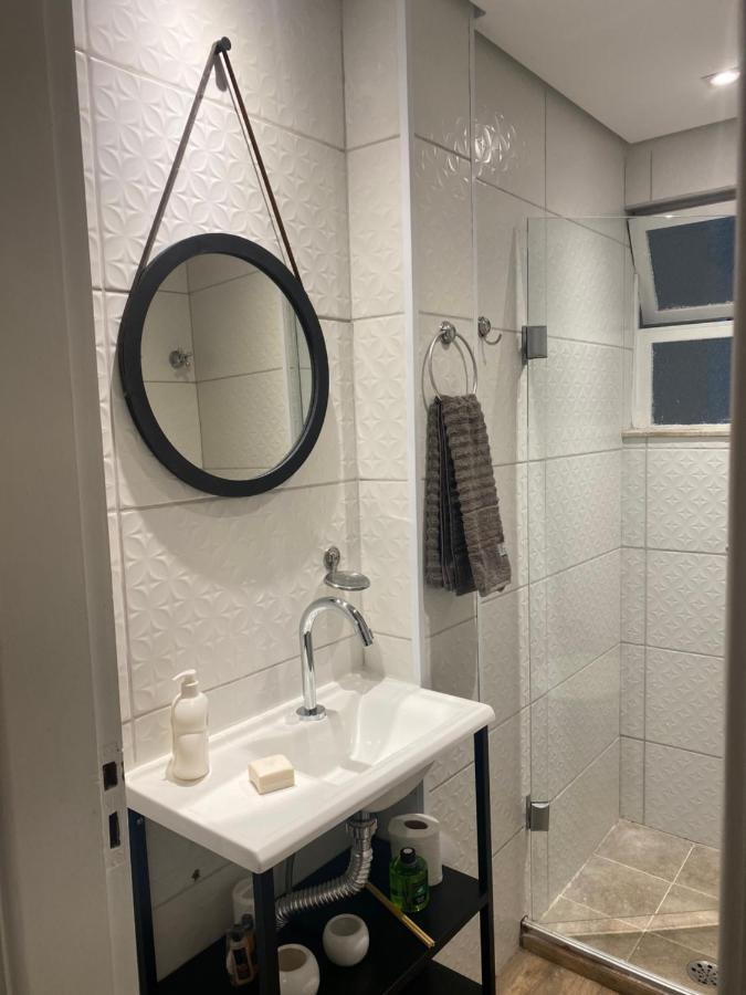 Apartamento Agradavel Em Santos Na Rua Da Praia. Esterno foto
